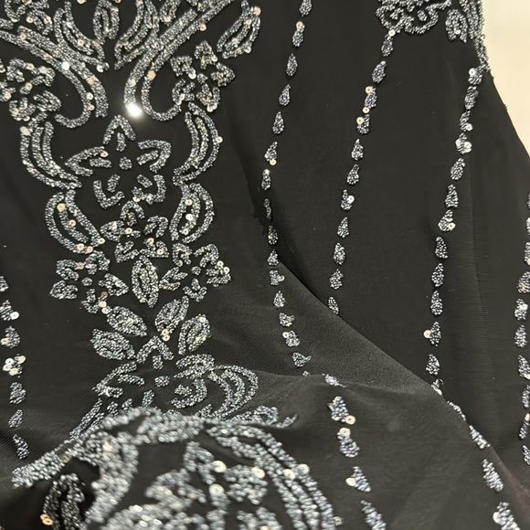 NWT Sequin Embellished Black Formal Top size XL - Picture 8 of 8